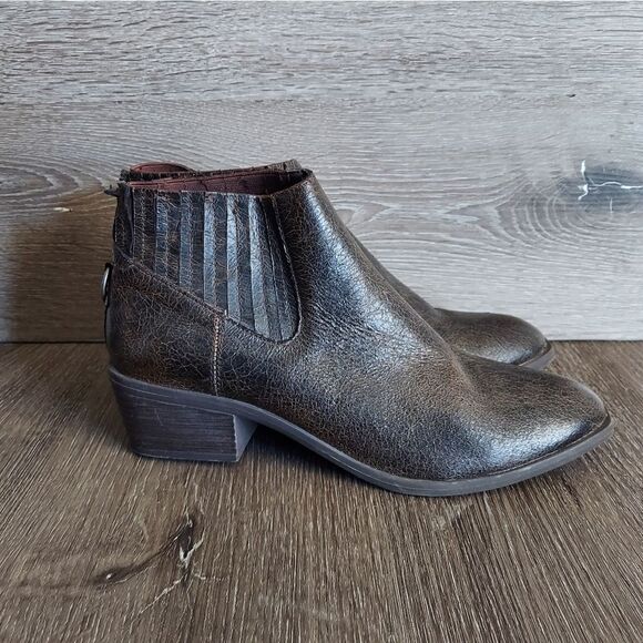 DV Dolce Vita Stella Knock Ankle Brown Bootie Size 9.5 - Picture 1 of 9